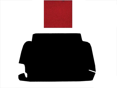 Kofferbak tapijt fel rood 1200-1500